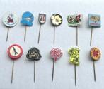 Diverse speldjes oud speldje 11x Duif Koets Pekingees, Ophalen of Verzenden, Gebruikt, Overige onderwerpen, Speldje of Pin