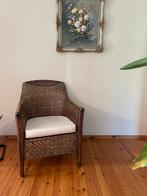 Rotan Art Deco Fauteuil, Huis en Inrichting, Fauteuils, Ophalen, Gebruikt, Minder dan 75 cm, Riet of Rotan