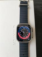 Apple watch Ultra 1 Titanium met sapphire crystal glas, Ophalen of Verzenden, Zo goed als nieuw, IOS