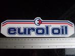 grote sticker eurol oil logo wit blauw, Verzamelen, Stickers, Bedrijf of Vereniging, Zo goed als nieuw, Verzenden