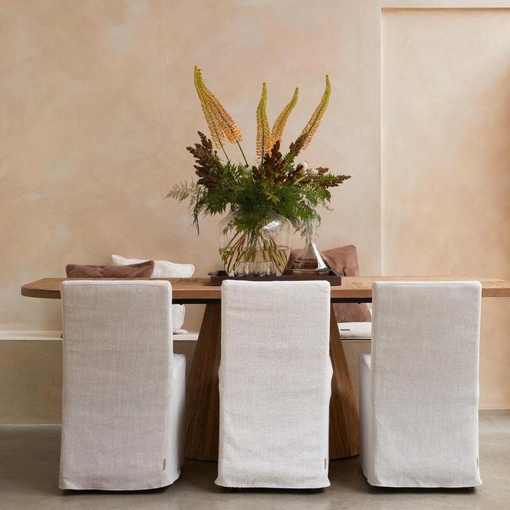 4x Riviéra Maison Eetkamerstoel Firenze, Antique White, Huis en Inrichting, Stoelen, Nieuw, Wit, Ophalen