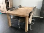 Mooie eettafel, Huis en Inrichting, Tafels | Eettafels, Ophalen, Gebruikt, 100 tot 150 cm, Vijf personen of meer