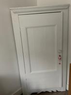 Hoekkast: Grenen antiek, Huis en Inrichting, Kasten | Wandmeubels, Ophalen, Minder dan 150 cm, 50 tot 75 cm, Gebruikt