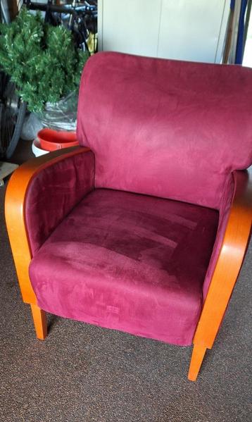 Bordeauxrode Fauteuil beschikbaar voor biedingen