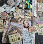 Mega scrapbooking pakket thema Vintage Flowers, Hobby en Vrije tijd, Scrapbooking, Ophalen of Verzenden, Nieuw, Papier of Karton