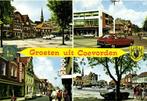 Groeten uit Coevorden - 4 afb centrum + 2 schilden - 1982 -, Ophalen of Verzenden, 1980 tot heden, Ongelopen, Overijssel