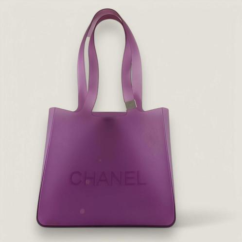 Authentieke Chanel jelly tas, Sieraden, Tassen en Uiterlijk, Tassen | Damestassen, Gebruikt, Handtas, Paars, Ophalen of Verzenden