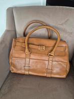 Mooie leren tas van Zara, beige, zeer goed 40x25x15cm, Ophalen of Verzenden, Zo goed als nieuw, Beige