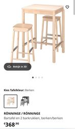 IKEA bartafel en barkrukken Rönninge, Ophalen of Verzenden, Zo goed als nieuw