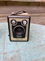 Kodak Brownie Six-20 Model D Camera met Tas, Ophalen of Verzenden, Gebruikt, Compact, Kodak