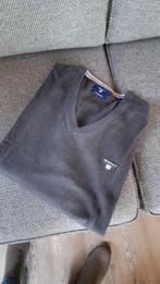 GANT HEREN TRUI V-HALS DONKERBRUIN MAAT XL / 52 REGULAR, Kleding | Heren, Truien en Vesten, Maat 52/54 (L), Bruin, GANT, Ophalen of Verzenden