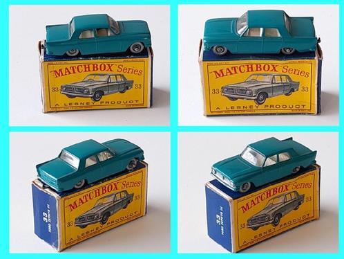 Matchbox Lesney nr 33B Ford Zephyr  6 MK III, Hobby en Vrije tijd, Modelauto's | Overige schalen, Ophalen of Verzenden