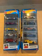 Hot Wheels Motor Show 5-Pack - 2 Sets, 1:50 of kleiner, Auto, Nieuw, Ophalen