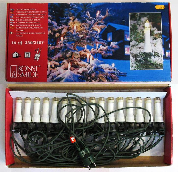 Konstsmide buiten Kerstboomverlichting in originele doos., Diversen, Kerst, Zo goed als nieuw, Ophalen of Verzenden