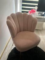Velvet licht roze stoel., Ophalen of Verzenden, Zo goed als nieuw