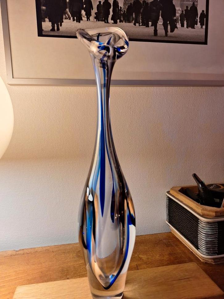 Krystal Maastricht Vaas - Handgemaakt & Gesigneerd, Antiek en Kunst, Antiek | Vazen, Ophalen of Verzenden