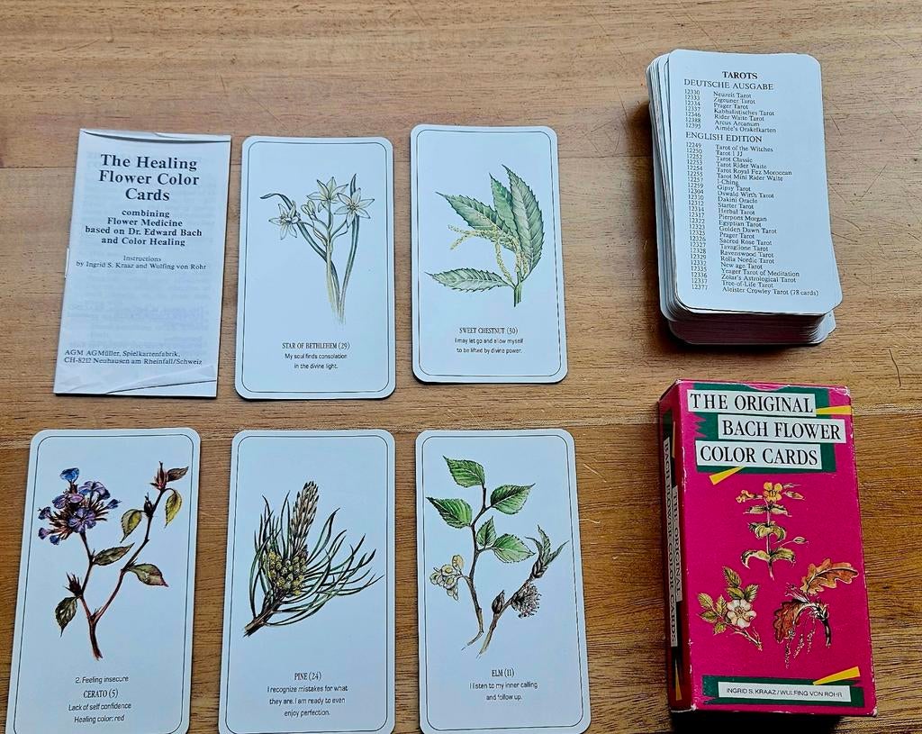 Originele Bach Flower Color Cards - Healing Kleurkaarten, Boeken, Ophalen of Verzenden, Zo goed als nieuw, Meditatie of Yoga, Ingrid S. Kraaz / Wulfing von Rohr