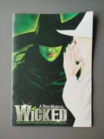 Wicked theaterprogramma met handtekeningen cast incl. Idina, Ophalen of Verzenden, Zo goed als nieuw, Ballet of Musical