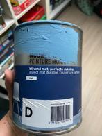 Muurverf, Doe-het-zelf en Verbouw, Verf, Beits en Lak, Ophalen, Gebruikt, Blauw, Verf