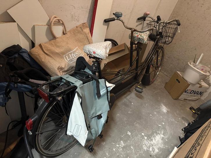 Tandem klassiek hollands, Fietsen en Brommers, Fietsen | Tandems, Gebruikt, Minder dan 10 versnellingen, 55 cm of meer, Ophalen