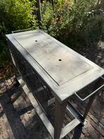 Stevige gas BBQ RVS, Tuin en Terras, Ophalen, Zo goed als nieuw, Rechthoekig, Rvs