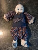 Chinese pop delfs blauw vintage  30cm, Verzamelen, Poppen, Ophalen, Zo goed als nieuw, Pop
