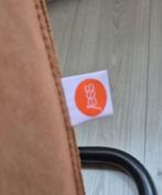 Stijlvolle Jess Design Leren Fauteuil, Huis en Inrichting, Fauteuils, Gebruikt, Minder dan 75 cm, Ophalen of Verzenden, 75 tot 100 cm