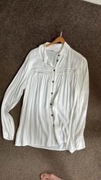 Witte bloes met kant en knoopjes maatM Transfer, Kleding | Dames, Blouses en Tunieken, Maat 38/40 (M), Wit, Ophalen of Verzenden