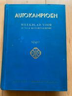 Autokampioen - Jaargang 1940 met originele ANWB band, Boeken, Auto's | Boeken, Gelezen, Ophalen of Verzenden, Autokampioen, Peugeot
