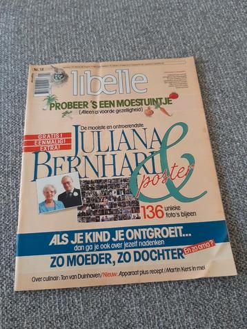 Libelle 1987. Prinses Juliana. Prins Bernhard. Rikky van der beschikbaar voor biedingen