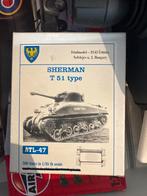 Sherman T51 Tank Model - 1/35 Schaal, Overige merken, Tank, 1:32 tot 1:50, Ophalen of Verzenden