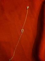 Goudkleurig armbandje met dubbele hartjes – My Jewellery, Ophalen of Verzenden, Nieuw, Goud, Staal