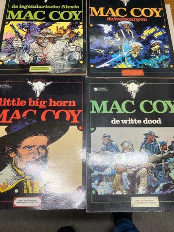T.K. nog 4 stripboeken van Mac Coy zie actuele lijst beschikbaar voor biedingen