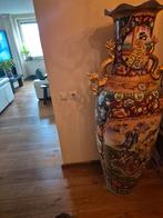 2 stuks Antieke Chinese Vaas met Dragon Handvatten, Ophalen