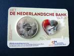 "De Nederlandsche Bank" Vijfje in Unc kwaliteit in Coincard, Ophalen of Verzenden, Koningin Beatrix, Euro's, Losse munt