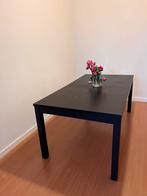 GRATIS - Black Dining table extendable Tafel, 50 tot 100 cm, Rechthoekig, Ophalen of Verzenden, Zo goed als nieuw