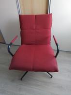 Xoon draaifauteuil IZGS zwarte draaipoot en armleuning., Huis en Inrichting, Fauteuils, Ophalen, 75 tot 100 cm, Zo goed als nieuw