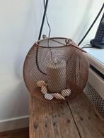 Sfeervol ijzeren windlicht, Bruin, Gebruikt, Ophalen of Verzenden, Metaal