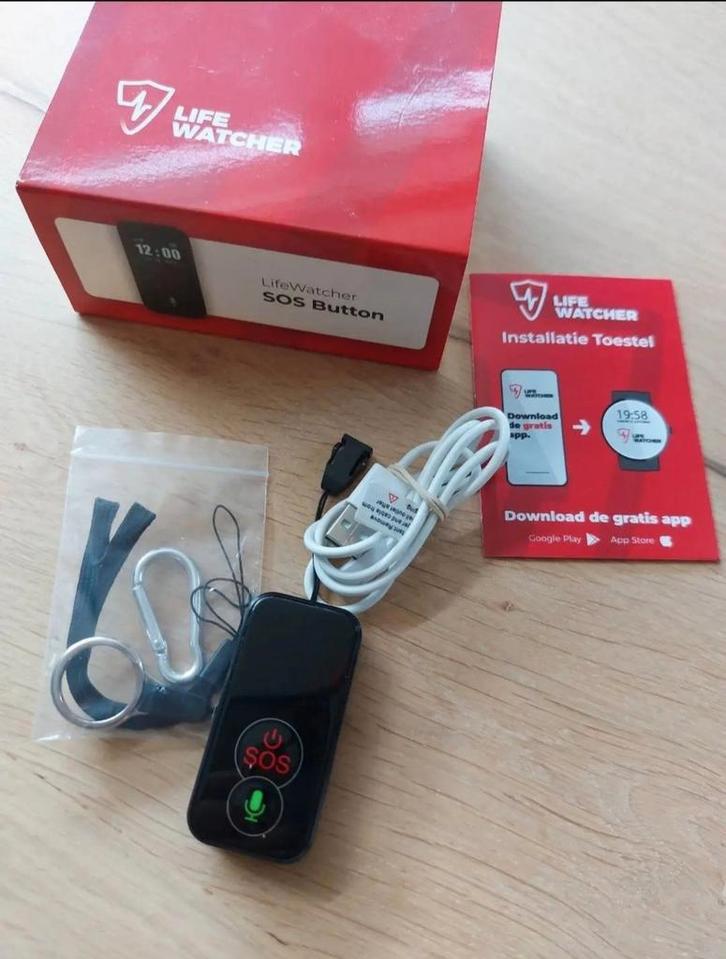 LifeWatcher SOS Knop - z.g.a.n., Telecommunicatie, Mobiele telefoons | Overige merken, Zo goed als nieuw, Zonder abonnement, Overige modellen