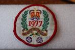 Mooie Scouting badge the queen silver jubilee 1977 oud, Verzamelen, Ophalen of Verzenden, Embleem, Speld of Insigne