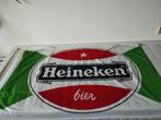 Oude Heineken vlag, Verzamelen, Biermerken, Overige typen, Heineken, Gebruikt, Ophalen of Verzenden