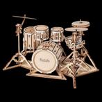 Robotime Drumkit, Ophalen of Verzenden, Zo goed als nieuw, 1:50 tot 1:144