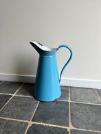Waterkan, emaille, licht blauw , frans, brocante, Ophalen of Verzenden