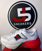 Witte Gucci Sneakers - Zo goed als nieuw! 46 size, Ophalen of Verzenden, Zo goed als nieuw, Wit, Sneakers of Gympen