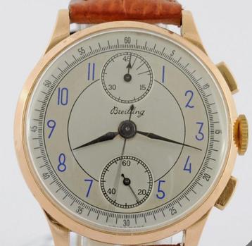 Horloge: Breitling Chronograaf 1947–18K Roségoud–Venus 170 beschikbaar voor biedingen