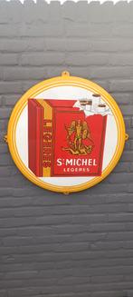 Prachtig emaille reclamebord van St Michel legeres, Verzamelen, Merken en Reclamevoorwerpen, Ophalen of Verzenden, Gebruikt, Reclamebord