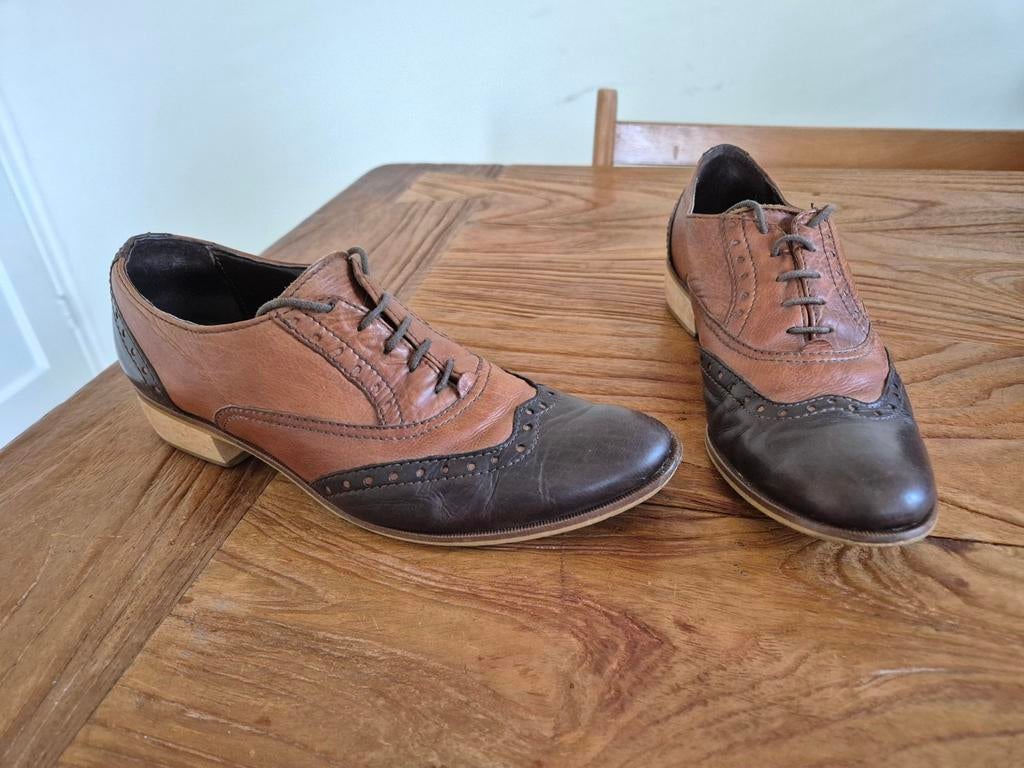 Lavorazione Artigiana Bruine Leren Schoenen - Maat 38, Ophalen, Schoenen met lage hakken, Bruin, Lavorazione Artigiana