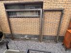 Mooie hardhouten schutting, Tuin en Terras, Tuinhekken en Hekwerk, Ophalen, Gebruikt, Hout, Gaashekwerk