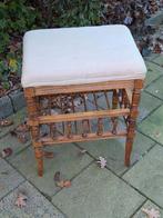 Vintage Houten Bankje / Voetenbankje, Ophalen, Hout, Gebruikt, Bruin