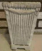 Rechthoekige bloempot Romeinse stijl, plantenpot, pot, Binnen, Ophalen of Verzenden, Zo goed als nieuw, Aardewerk